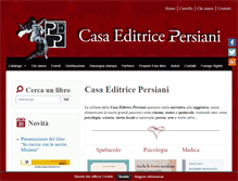 Tablet Screenshot of persianieditore.com
